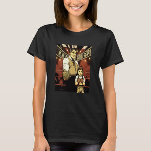 Boxsport-Enthusiasten Vintage-Pop-Boxer  1 T-Shirt
