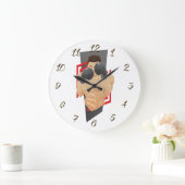 Boxsport Große Wanduhr (Zuhause)