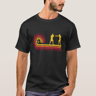 Boxsport Kämpfer Boxer Retro-Ästhetik-Stil T-Shirt