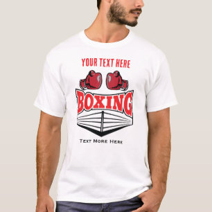 Boxsport Kraft- und Kampfdarstellung T-Shirt