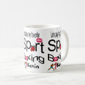 Boxsport-Tasse Kaffeetasse (VorderseiteRechts)