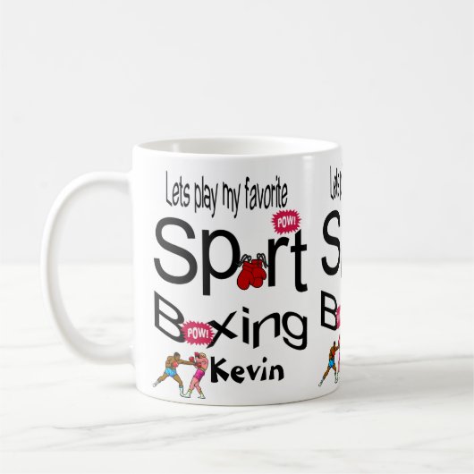 Boxsport-Tasse Kaffeetasse (Links)