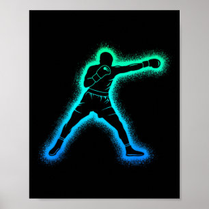 Boxsportler Männer Kinder Boxer Jungen Poster
