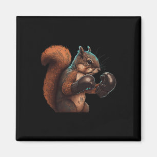 Boxsquirrel Boxer Boxhandschuhe Kickboxen Mma Magnet