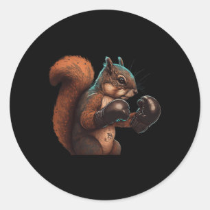 Boxsquirrel Boxer Boxhandschuhe Kickboxen Mma Runder Aufkleber