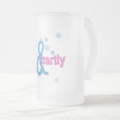 "Boxt" durch Katie Sieger 07.27.09 Mattglas Bierglas (VorderseiteRechts)