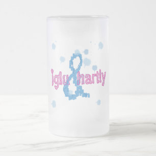 "Boxt" durch Katie Sieger 07.27.09 Mattglas Bierglas