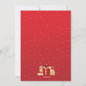 Boxtag Einladung in Rot (Rückseite)