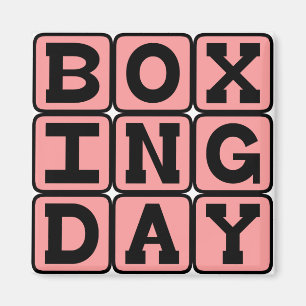 Boxtag, Großbritannien und Kanada Magnet