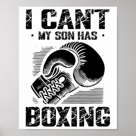 Boxtag Liebe Boxtraining Coach Fighter 4 Poster (Vorne)