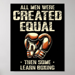 Boxtag Liebe Boxtraining Coach Fighter 9 Poster