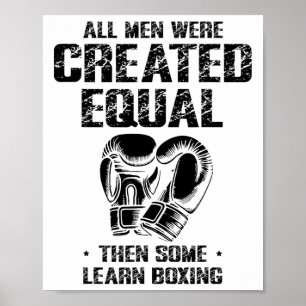 Boxtag Liebe Boxtraining Coach Fighter Poster