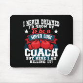 Boxtrainer - Kickboxer Gym Boxer 2 Mousepad (Mit Mouse)