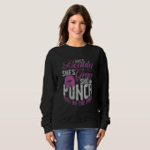 Boxtraining Jab Upper Cut Punch Knowledgebase Sweatshirt (Vorne ganz)