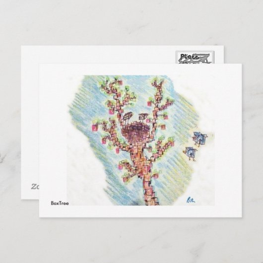 BoxTree Postkarte (Vorne/Hinten)