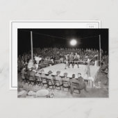 Boxveranstaltung, 1919 postkarte (Vorne/Hinten)