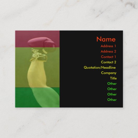 BoxVisitenkarte Visitenkarte (Vorderseite)