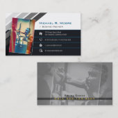 Boxwagen | Ausbilder | Sportgeschenke Visitenkarte (Vorne/Hinten)