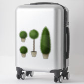 Boxwood Topiary Collection Mit Monogramm oder schr Aufkleber (Koffer)