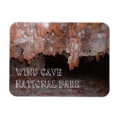 Boxwork, Cave Formationen, Wind Cave, South Dakota Magnet (Horizontal)