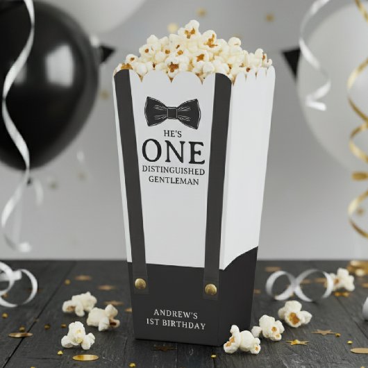 Boy 1st Birthday One Distinguished Gentleman Geschenkschachtel