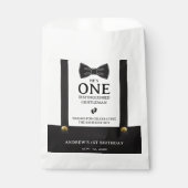 Boy 1st Birthday One Distinguished Gentleman Geschenktütchen (Vorderseite)