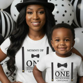 Boy 1st Birthday One Distinguished Gentleman Mom T-Shirt