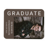 Boy Abschluss Class 2022 Foto Magnet (Horizontal)