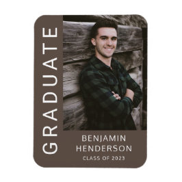 Boy Abschluss Class 2022 Foto Magnet