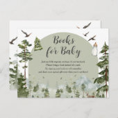 Boy Adventure Pine Forest Books for Baby Postkarte (Vorne/Hinten)