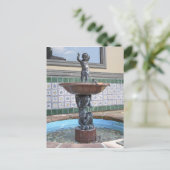Boy and Frog Fountain von Raffaello Romanelli Postkarte (Stehend Vorderseite)