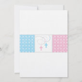 Boy and Girl Taufe & Bestätigung Einladung (Rückseite)