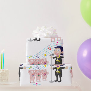Boy And Pigs Singing Geschenkpapier
