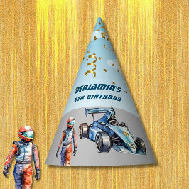 Boy Auto Racing Thema 5. Geburtstag Partyhütchen