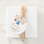 Boy Autumn Clothes Pumpkin Fall Baby Showdusche Geschenkanhänger (Beispiel)