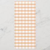 Boy Autumn Clothes Pumpkin Fall Baby Showmenü Menükarte (Rückseite)