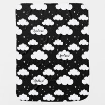 Boy Baby Blankets - Moderne Monochrome