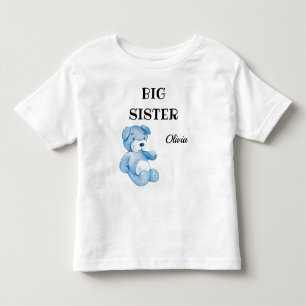 Boy Baby Dusche Attraktion Niedlich Big Sister 2T Kleinkind T-shirt