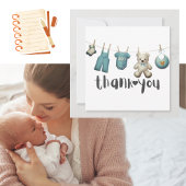 Boy Baby Dusche Danke Teddy Bear