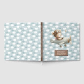 Boy Baby Dusche Gästebuch Niedlich Teddy Bear Pilo (Voll)