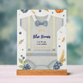 Boy Baby Dusche Herbstkrampf Bodysuit invita Acrylschild (Neutral)