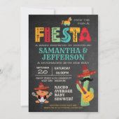 Boy Baby Mariachi Mexican Baby Shower Einladung (Vorderseite)