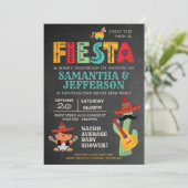 Boy Baby Mariachi Mexican Baby Shower Einladung (Stehend Vorderseite)