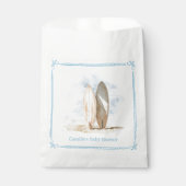 Boy Baby on Board Beach Baby Dusche Geschenktütchen (Vorderseite)
