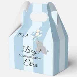 Boy Baby Shower 5"w x 3"l x 6.5"h Geschenkschachtel