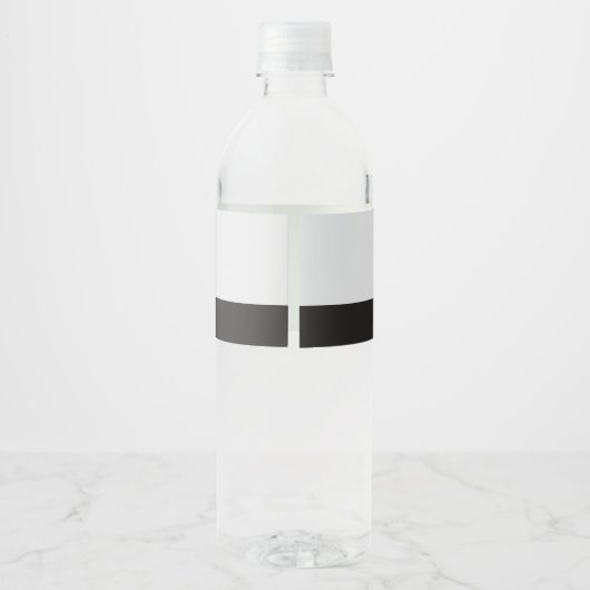 Boy Baby Shower A Little Gentleman Suspenders Wasserflaschenetikett (Rückseite)