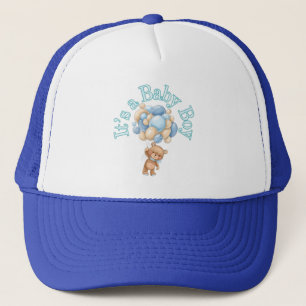 Boy Baby Shower Bear Truckerkappe