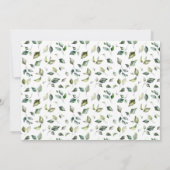 Boy Baby Shower by Mail, Baby Shower Long Distance Einladung (Rückseite)