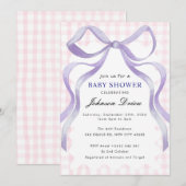 Boy Baby Shower  Einladung (Vorne/Hinten)