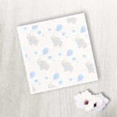 Boy Baby Shower Elephant Balloons Papier Napkin Serviette